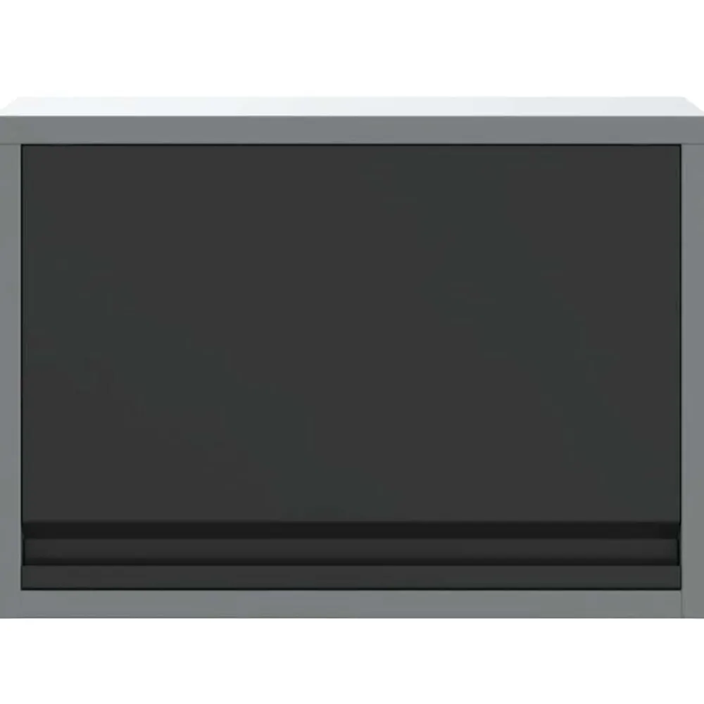 vidaXL Armario de herramientas y Gris 50 x 25 x 35 cm Negro Hot