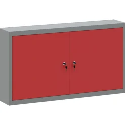 vidaXL Armario de herramientas con estante y Gris 50 x 20 x 55 cm Rojo Outlet