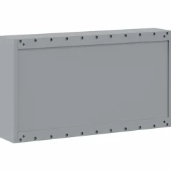 vidaXL Armario de herramientas con estante y Gris 50 x 20 x 55 cm Rojo Outlet