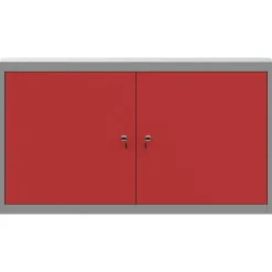vidaXL Armario de herramientas con estante y Gris 50 x 20 x 55 cm Rojo Outlet
