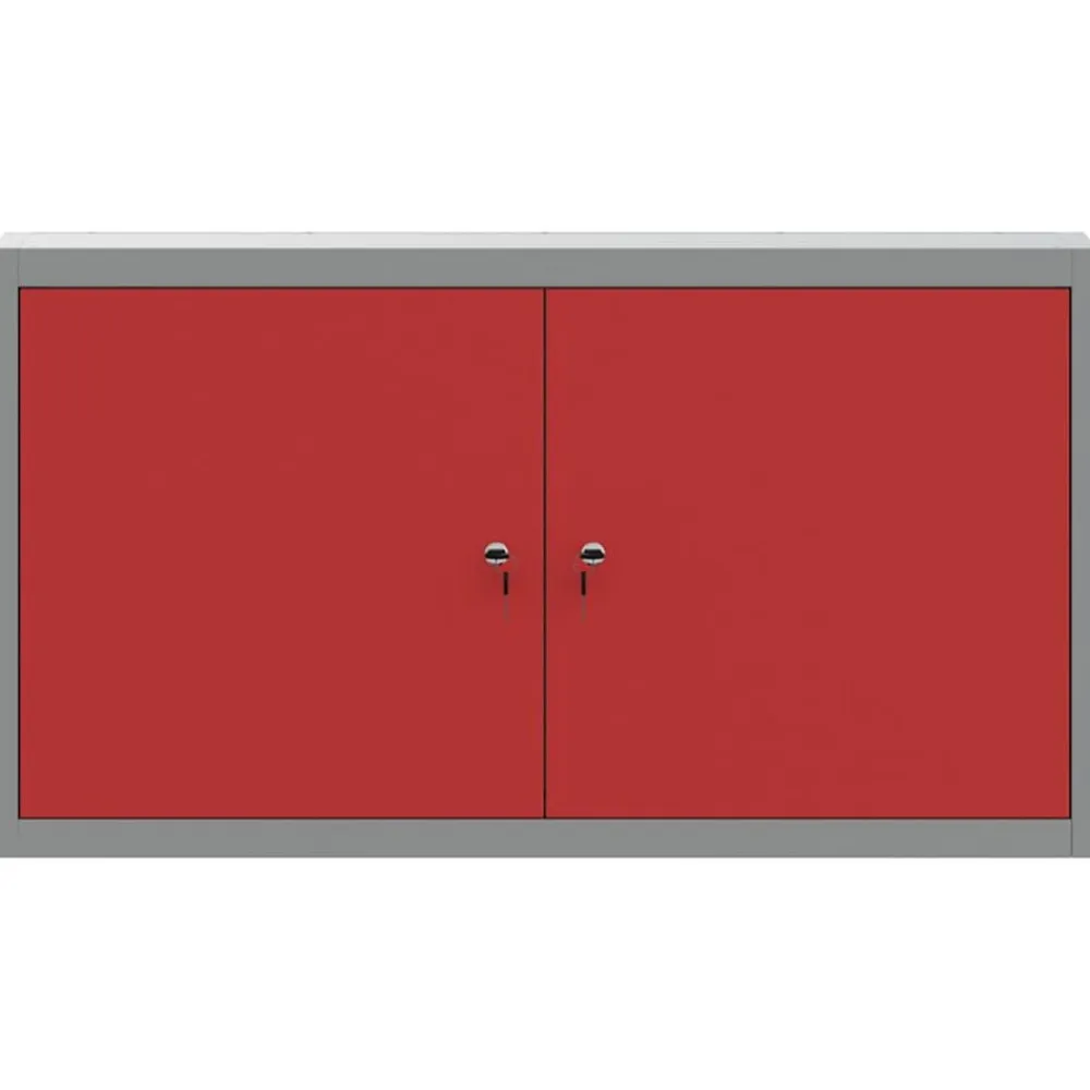 vidaXL Armario de herramientas con estante y Gris 50 x 20 x 55 cm Rojo Outlet