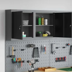 vidaXL Accesorios De Bricolaje-Armario de herramientas y Gris 50 x 20 x 55 cm