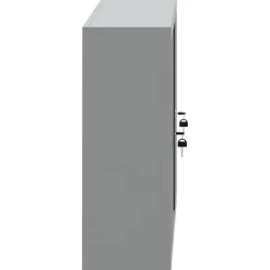 vidaXL Armario de herramientas y Gris 50 x 20 x 55 cm Negro Discount