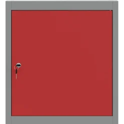 vidaXL Accesorios De Bricolaje-Armario de herramientas con estante y Gris 50 x 20 x 55 cm
