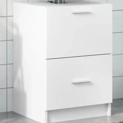 vidaXL Conjuntos De Muebles-Armario de lavabo madera de ingeniería 40x37x59 cm
