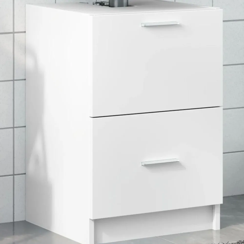 vidaXL Conjuntos De Muebles-Armario de lavabo madera de ingeniería 40x37x59 cm