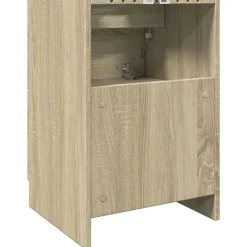 vidaXL Armario de lavabo madera de ingeniería 40x37x59 cm Roble Sonoma Online