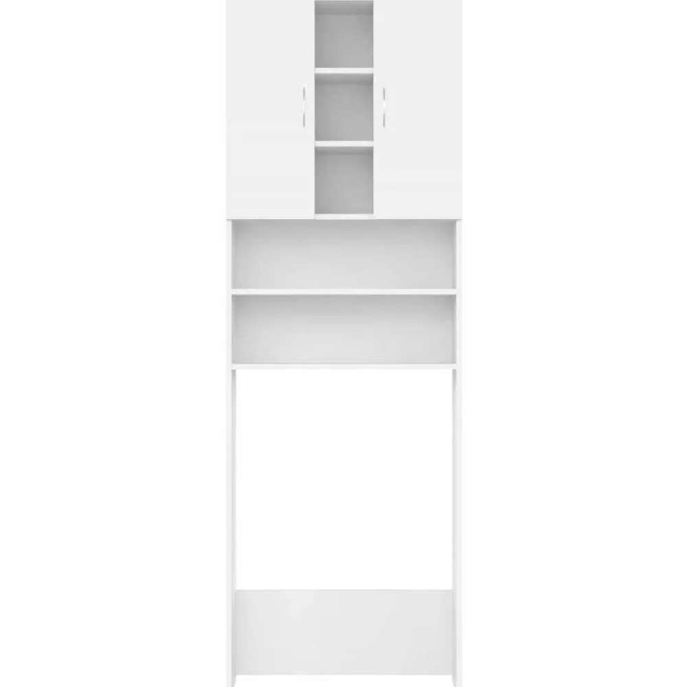 vidaXL Armario de lavadora 64x25,5x190 cm Blanco New