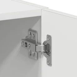 vidaXL Armario de lavadora madera ingeniería 64x24x190 cm Blanco Hot
