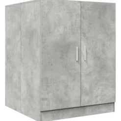 vidaXL Armario de lavadora gris hormigón 70,5x71,5x91,5 cm Gris hormigón Online