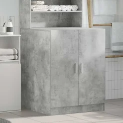 vidaXL Armario de lavadora gris hormigón 70,5x71,5x91,5 cm Gris hormigón Online