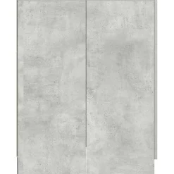 vidaXL Armario de lavadora gris hormigón 70,5x71,5x91,5 cm Gris hormigón Online