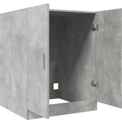vidaXL Armario de lavadora gris hormigón 70,5x71,5x91,5 cm Gris hormigón Online