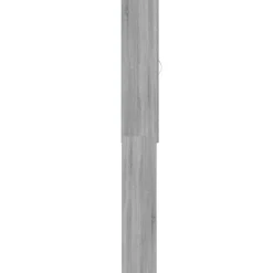 vidaXL Armario de lavadora 64x25,5x190 cm Gris sonoma Best