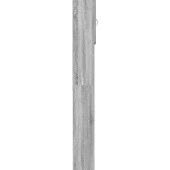 vidaXL Armario de lavadora madera ingeniería 64x24x190 cm Gris sonoma New
