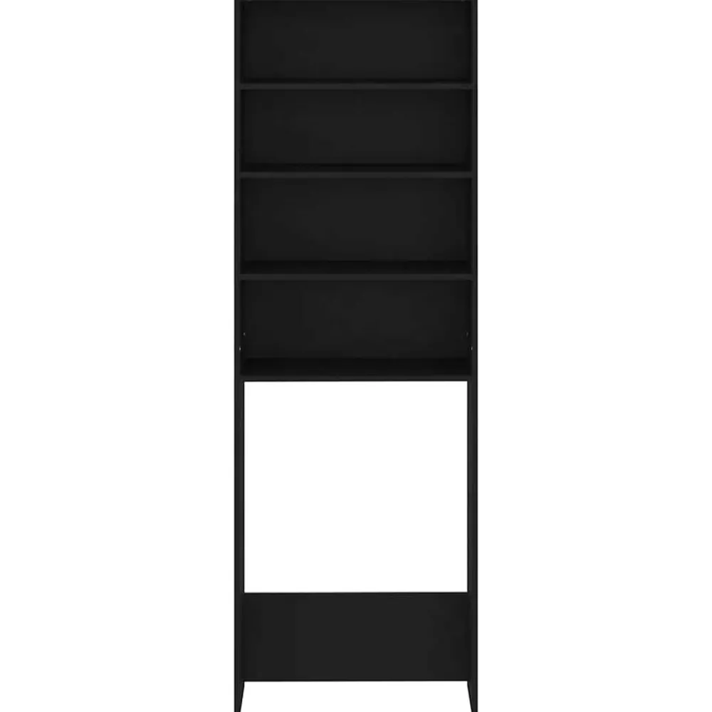 vidaXL Armario de lavadora 64x24x190 cm Negro Hot