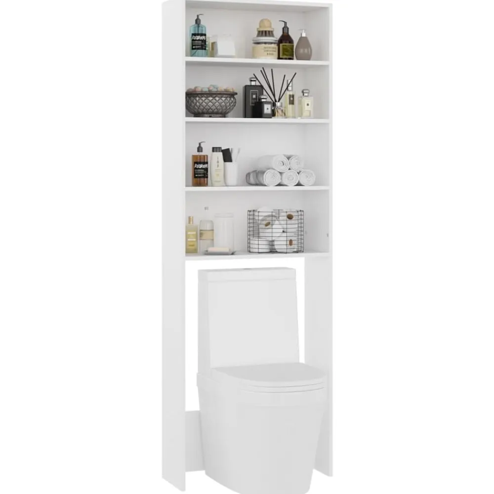 vidaXL Accesorios Para Electrodomésticos-Armario de lavadora 64x24x190 cm