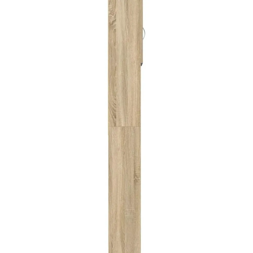 vidaXL Accesorios Para Electrodomésticos-Armario de lavadora madera ingeniería 64x24x190 cm
