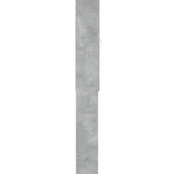 vidaXL Accesorios Para Electrodomésticos-Armario de lavadora gris hormigón 64x25,5x190 cm