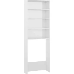 vidaXL Accesorios Para Electrodomésticos-Armario de lavadora 64x24x190 cm