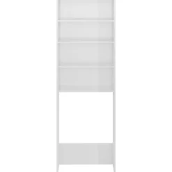 vidaXL Accesorios Para Electrodomésticos-Armario de lavadora 64x24x190 cm
