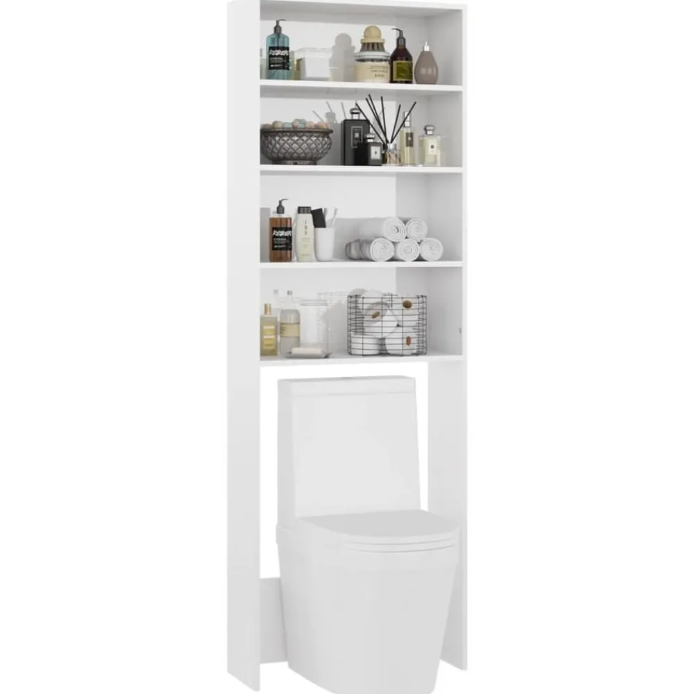 vidaXL Accesorios Para Electrodomésticos-Armario de lavadora 64x24x190 cm