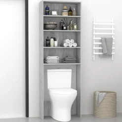 vidaXL Accesorios Para Electrodomésticos-Armario de lavadora 64x24x190 cm