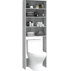 vidaXL Accesorios Para Electrodomésticos-Armario de lavadora 64x24x190 cm