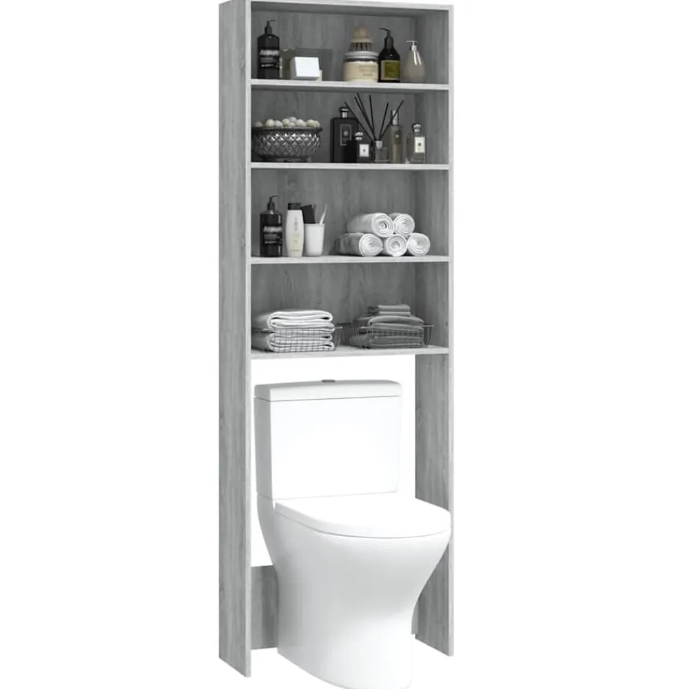 vidaXL Accesorios Para Electrodomésticos-Armario de lavadora 64x24x190 cm