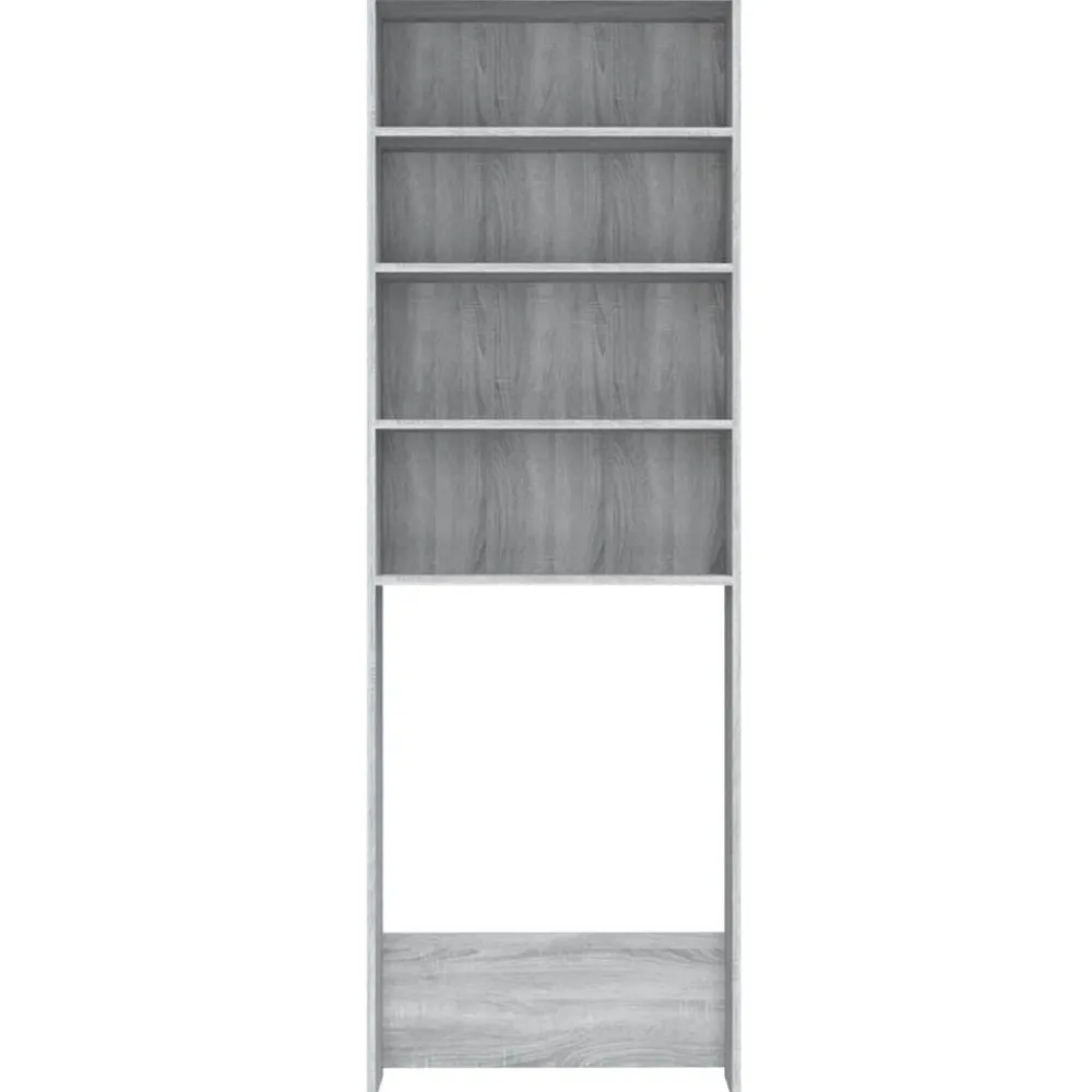 vidaXL Accesorios Para Electrodomésticos-Armario de lavadora 64x24x190 cm