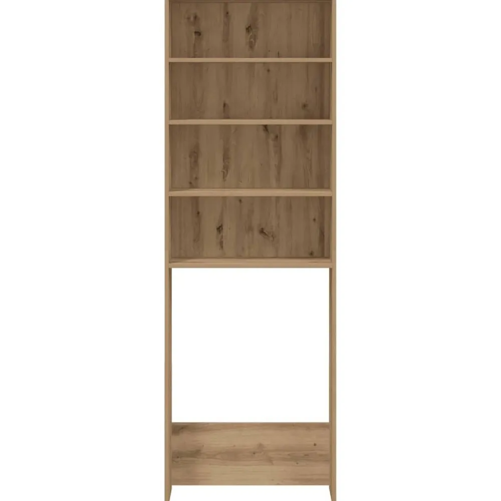 vidaXL Accesorios Para Electrodomésticos-Armario de lavadora 64x24x190 cm