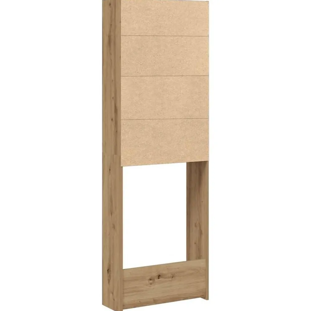 vidaXL Accesorios Para Electrodomésticos-Armario de lavadora 64x24x190 cm