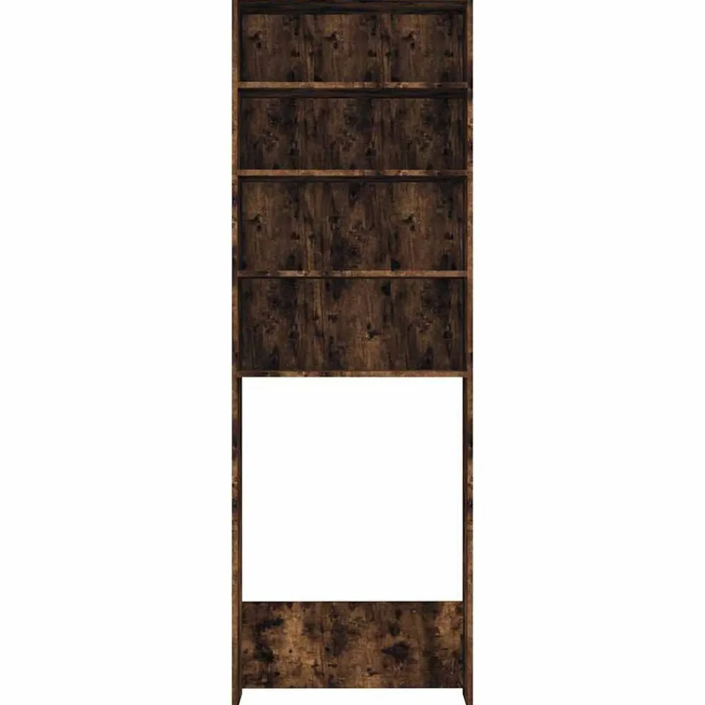 vidaXL Armario de lavadora color 64x24x190 cm Roble ahumado Sale