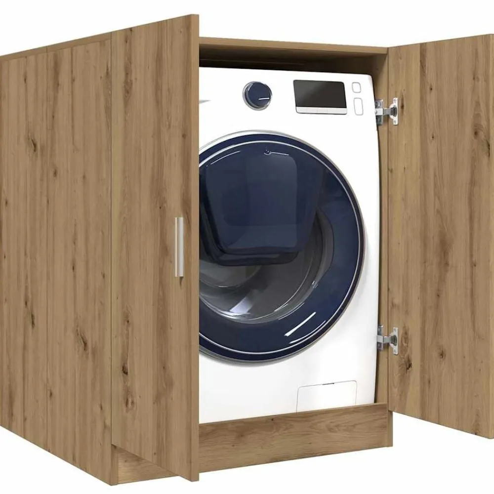 vidaXL Accesorios Para Electrodomésticos-Armario de lavadora 70,5x71,5x91,5 cm