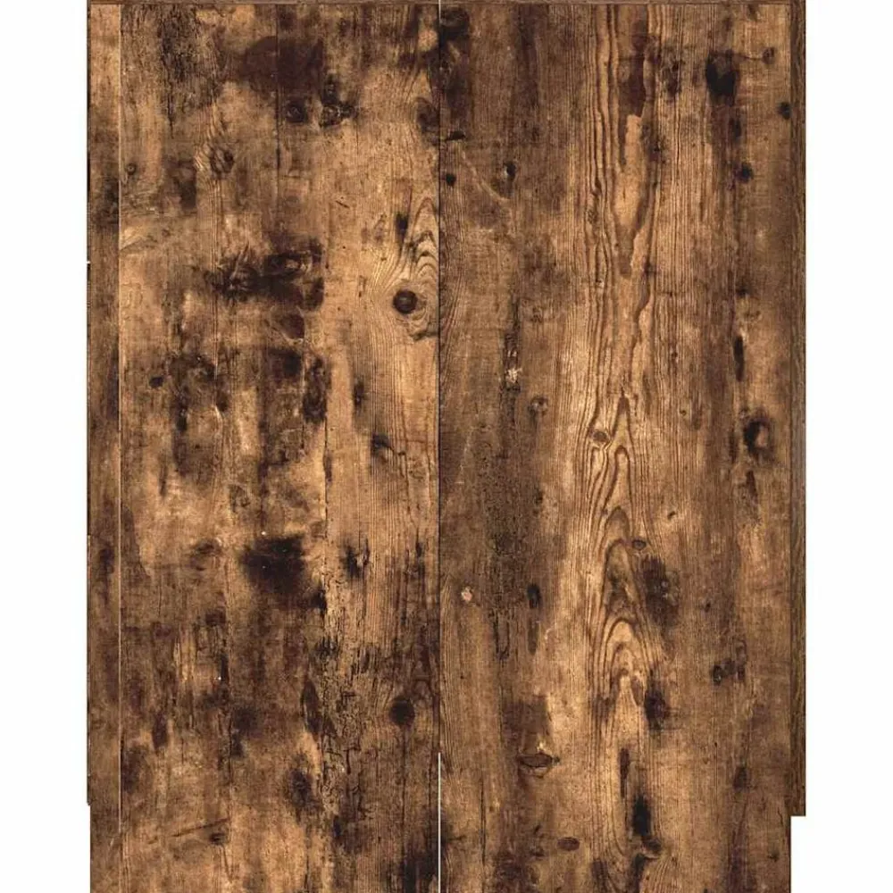 vidaXL Accesorios Para Electrodomésticos-Armario de lavadora marrón ahumado 71x71,5x91,5 cm