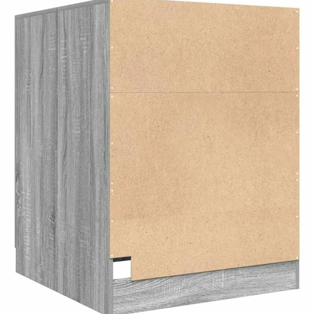 vidaXL Armario de lavadora 71x71,5x91,5 cm Gris sonoma Best