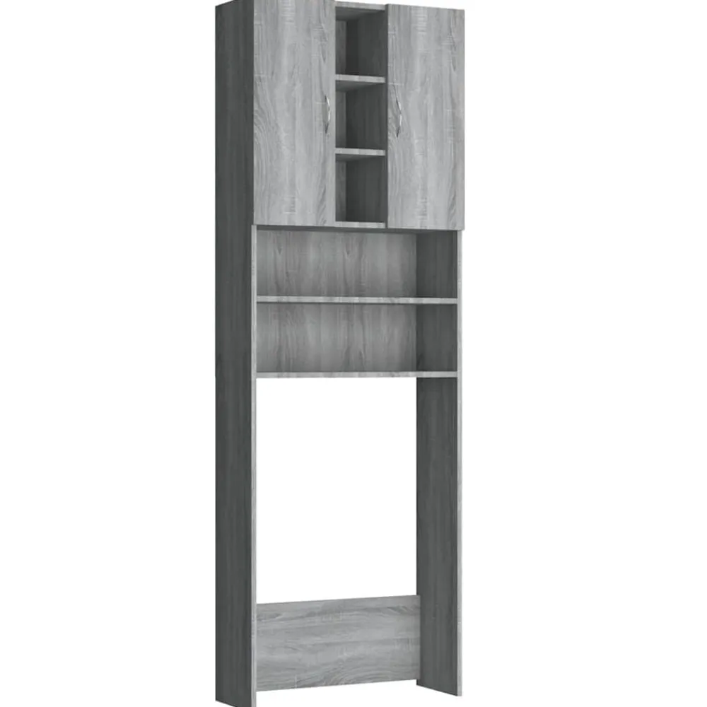 vidaXL Accesorios Para Electrodomésticos-Armario de lavadora 64x25,5x190 cm