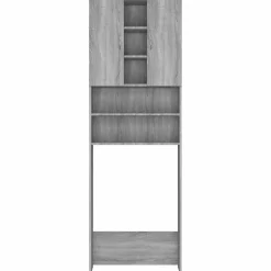 vidaXL Accesorios Para Electrodomésticos-Armario de lavadora 64x25,5x190 cm