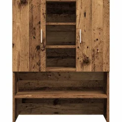 vidaXL Accesorios Para Electrodomésticos-Armario de lavadora madera envejecida 70,5x25,5x90 cm