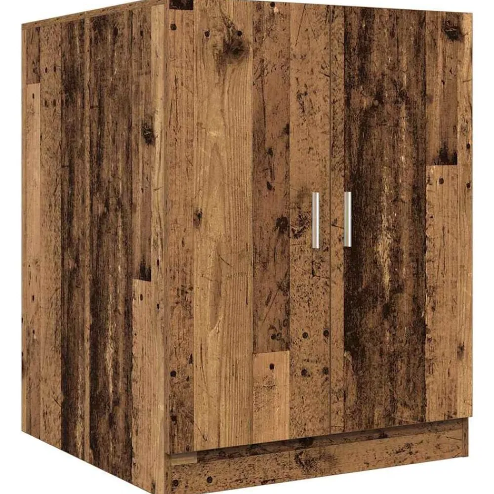 vidaXL Accesorios Para Electrodomésticos-Armario de lavadora madera envejecida 70,5x71,5x91,5 cm