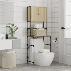 vidaXL Armario de lavadora color 68x48,5x194 cm Roble Sonoma Sale