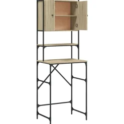 vidaXL Armario de lavadora color 68x48,5x194 cm Roble Sonoma Sale
