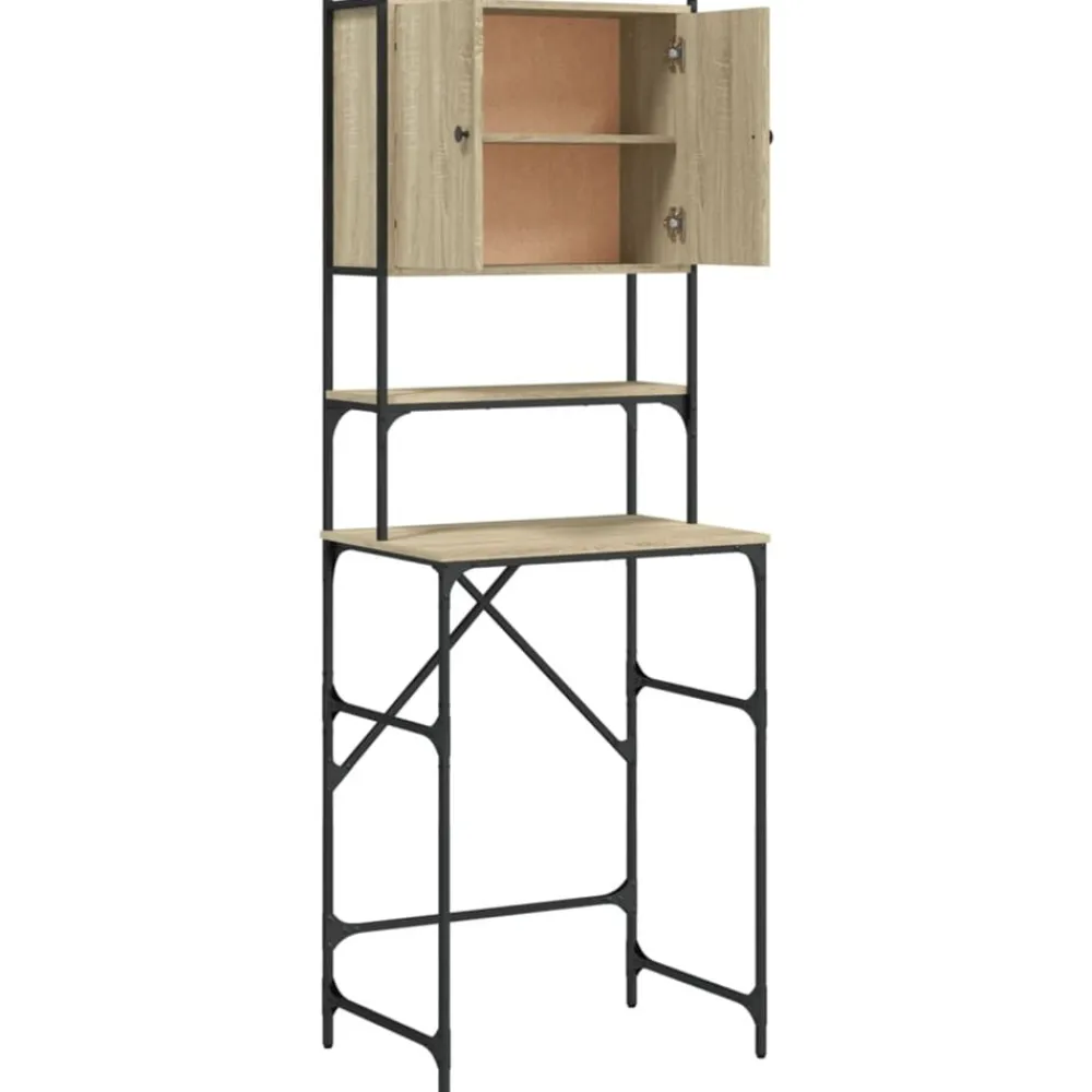 vidaXL Armario de lavadora color 68x48,5x194 cm Roble Sonoma Sale