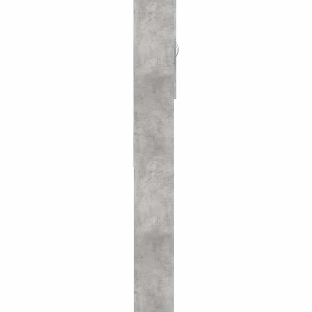 vidaXL Armario de lavadora gris hormigón 64x25,5x190 cm Gris hormigón Sale