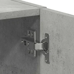 vidaXL Armario de lavadora madera ingeniería gris hormigón 64x24x190cm Gris hormigón Sale