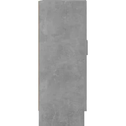vidaXL Estanterías-Armario de libros contrachapada gris hormigón 82,5x30,5x80 cm