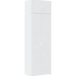 vidaXL Armario de madera de ingeniería 70x42,5x225 cm Blanco Hot
