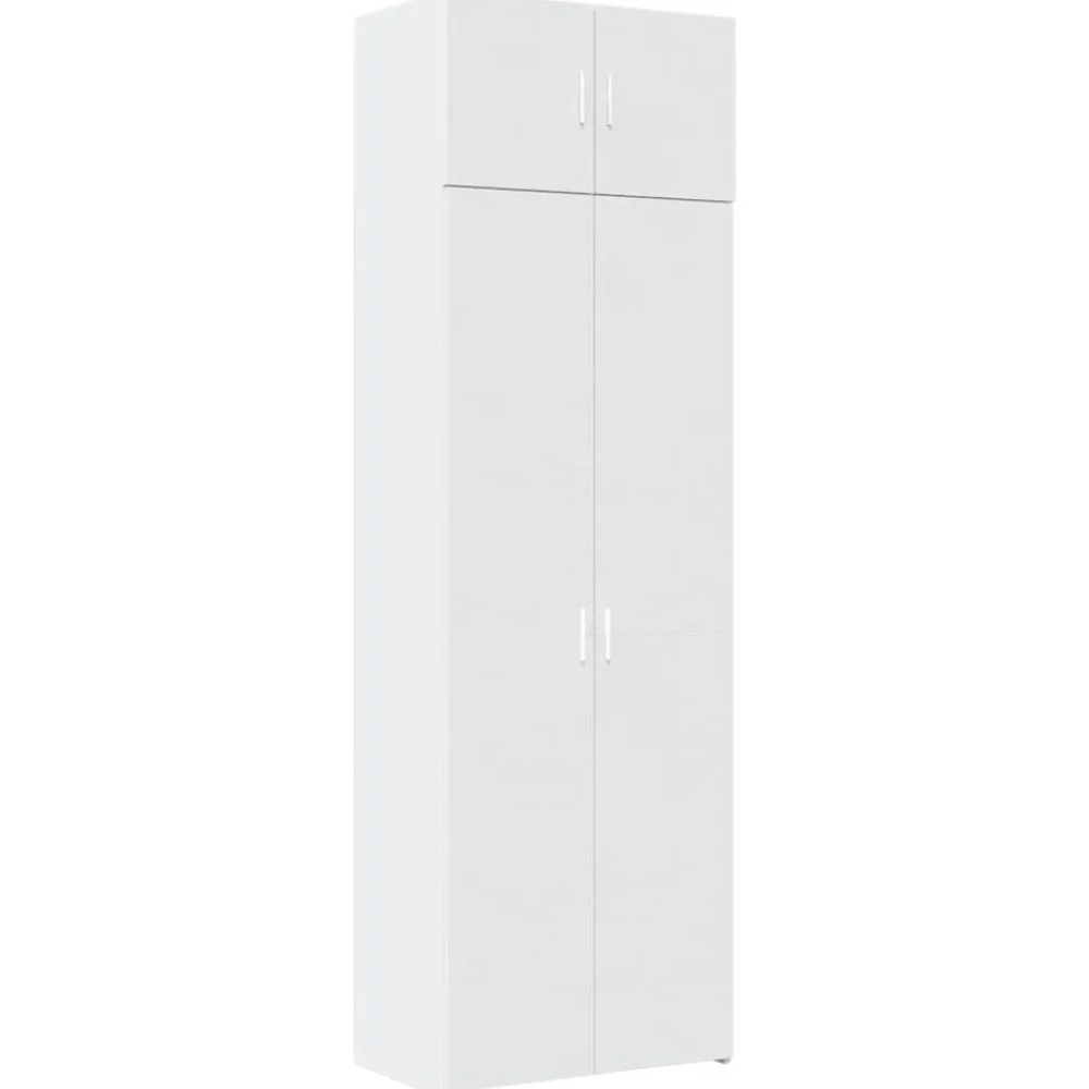 vidaXL Armario de madera de ingeniería 70x42,5x225 cm Blanco Hot