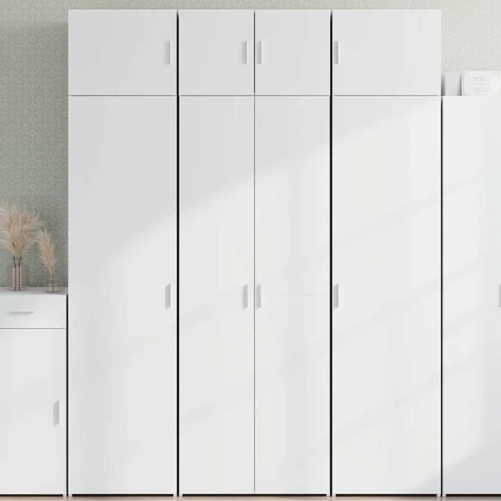 vidaXL Armario de madera de ingeniería 70x42,5x225 cm Blanco Hot