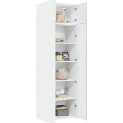vidaXL Armario de madera de ingeniería 70x42,5x225 cm Blanco Hot